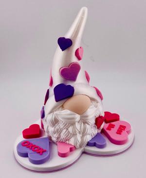 Valentines Day Gnome with Base