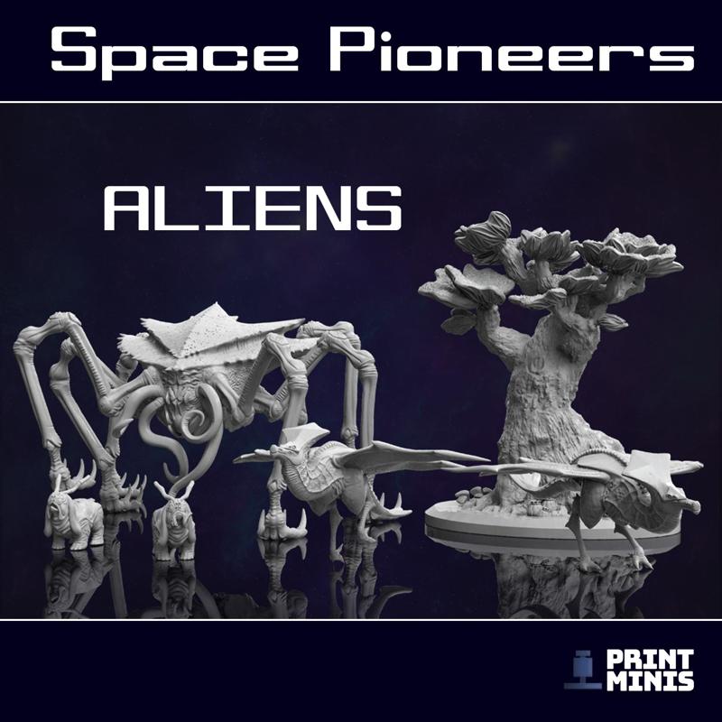 Aliens & Monsters - Creatures from an Alien Planet - Space Pioneers Collection