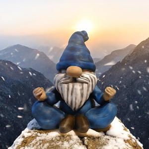 Gnome Meditating