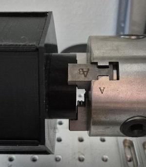 Adapter for rotary business card jig