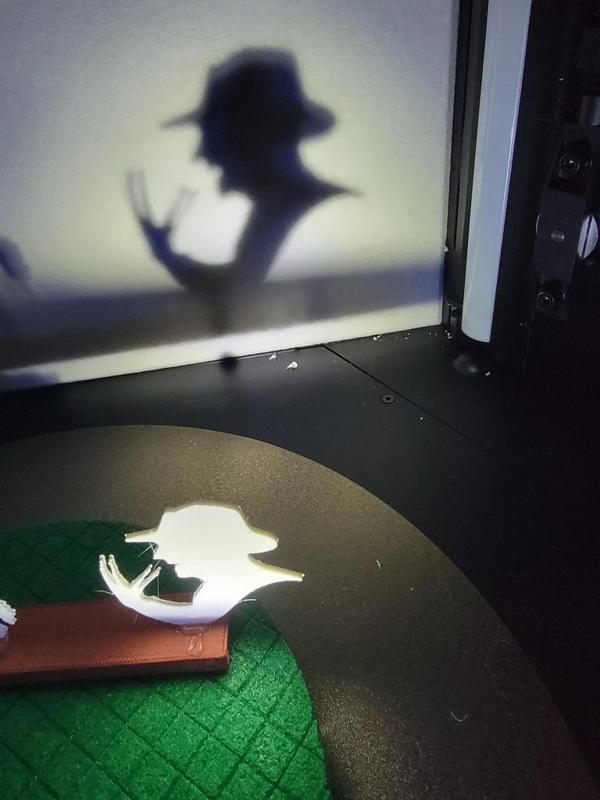 Freddy Krueger cutout for shadow casting -gobo 4 of 4