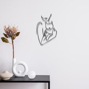 Woman, Cat Wall Art