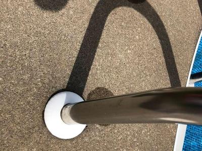 Swimming-pool ladder foot cover