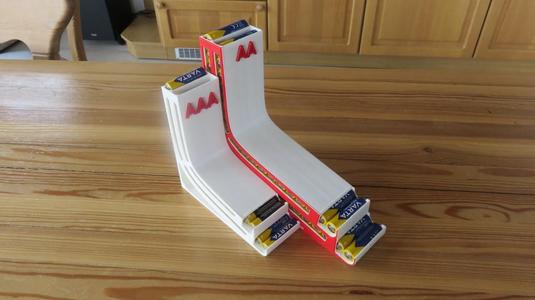 Yet another AA and AAA battery dispenser :-)