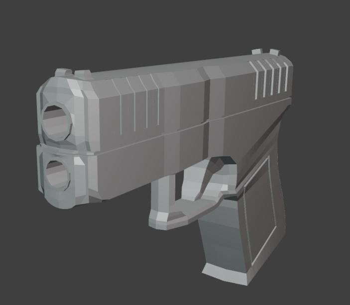 Low Poly Pistol
