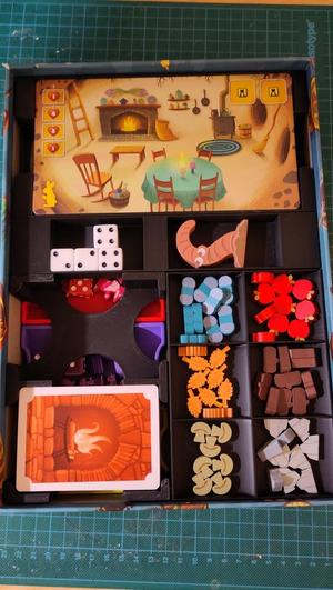 Creature Comforts with expansions board game insert