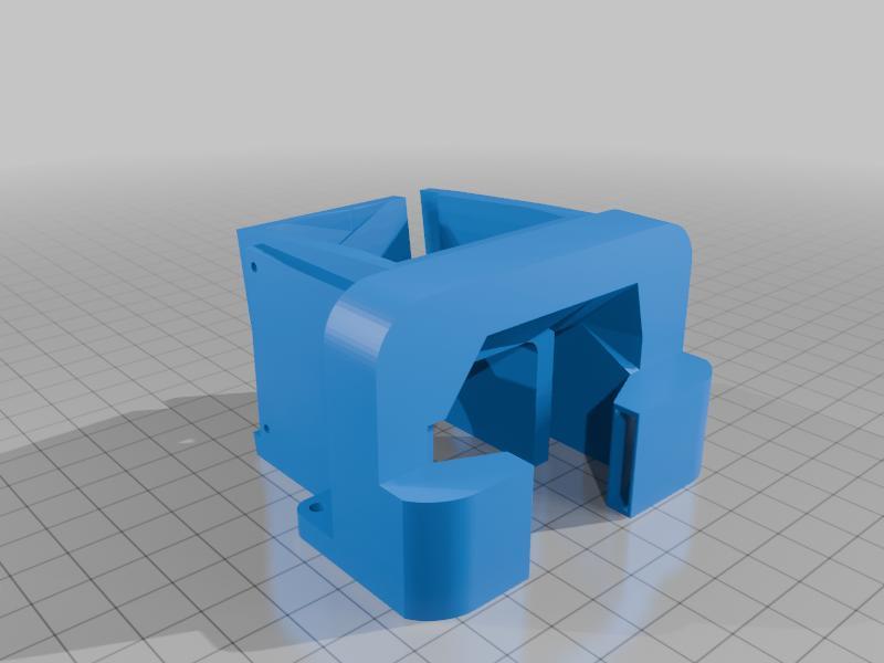 Hotend cover para ender 3 / ender 3 pro dual fan layer