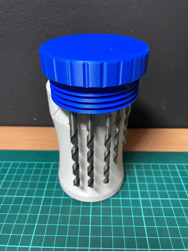 Hex bits, drills box, case, holder