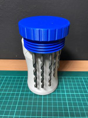 Hex bits, drills box, case, holder