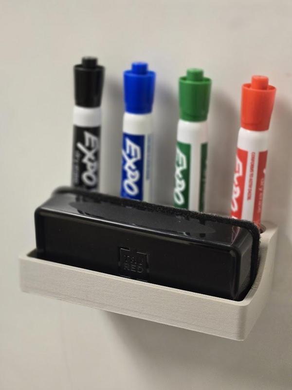 Magnetic Whiteboard Markers & Eraser Organizer