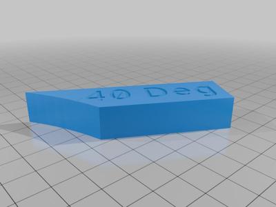 40° Gauge for 40/40 Bowl Gouge Sharpening