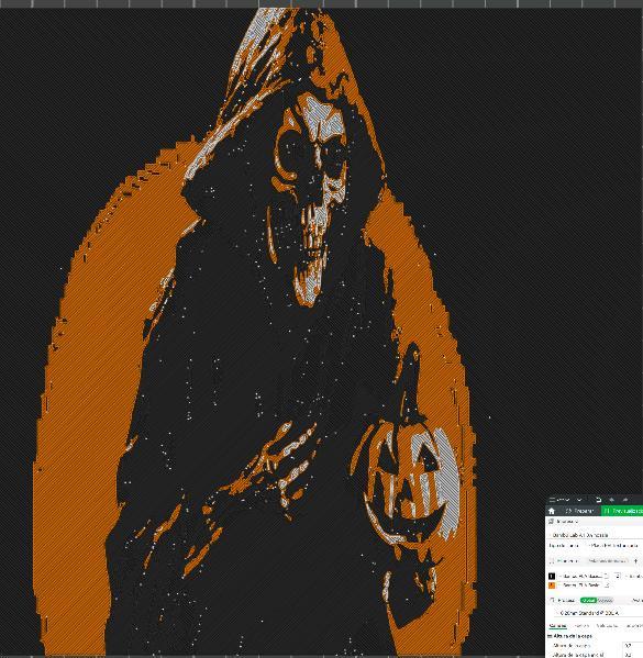 hueforge esqueleto halloween