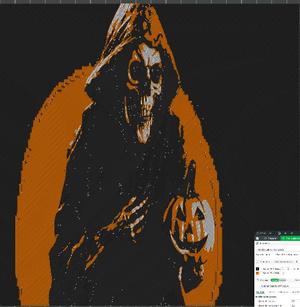 hueforge esqueleto halloween