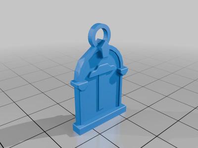 Llavero Lapida Regla T