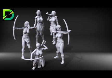 Amazon Army of Fate- Archers