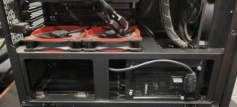 LIAN LI Lancool II front PSU Mod