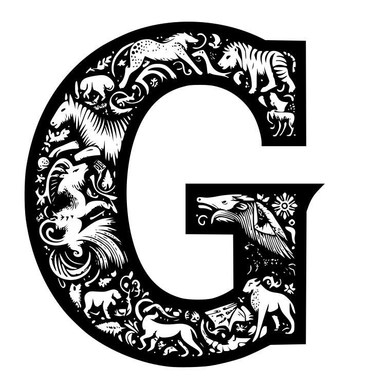 Crazy alphabet: Letter G