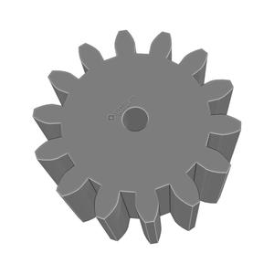 Gear Wheel PLN TTH14 BU00.75 SFT2.0mm - SPN-GWH-0035