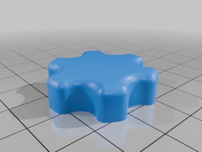 1/4-20 hex bolt knob