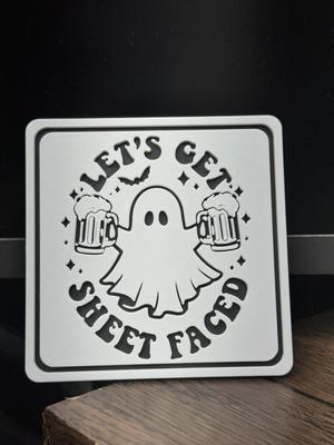 Let’s Get Sheet Faced Coasters