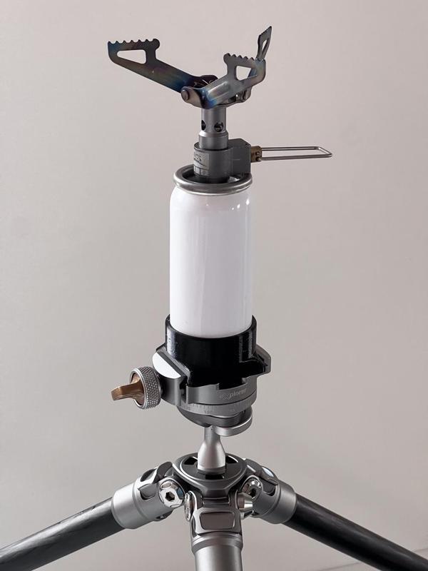 Airhorn2Arca - Tiny Butane Canister to Tripod Adapter
