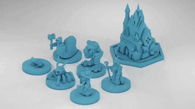 Alternative, 10mm miniatures for Pocket-Tactics Wizzards of the Crystal Forest