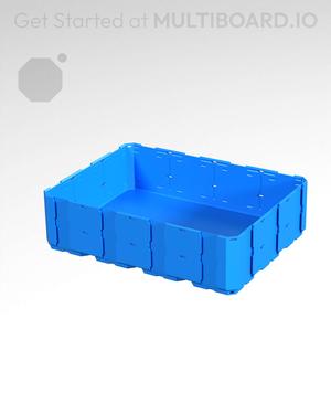 4x3x1 - Full Multipoint Rail - Multibin Shell