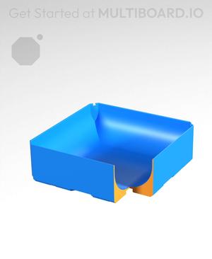 2x2x0.75 - Full Curved Bin - Multibin Insert