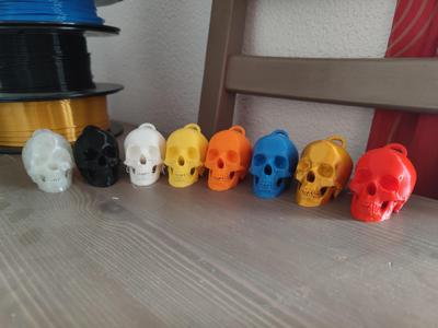 Skull keychain