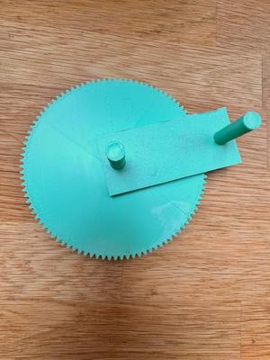 Gearbox with a 1:6.75 gear ratio