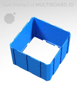 3x3x2 - Full Multipoint Rail - Universal Click-In Multibin Shell Extension