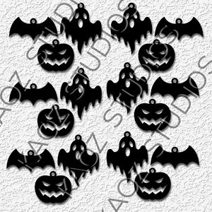 Huge set of Halloween jewelery costume earrings party charms