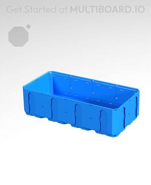 4x2x1 - Topped Multipoint Rail - Multibin Shell