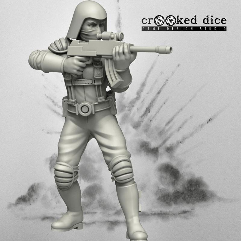 ASP Female Trooper - Aiming