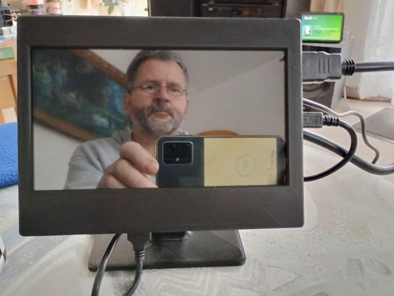 Waveshare 7 Zoll OLED Monitor Case