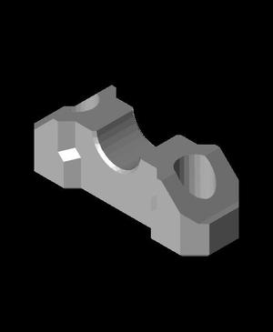 3/8 Rod Pillow Block Bottom