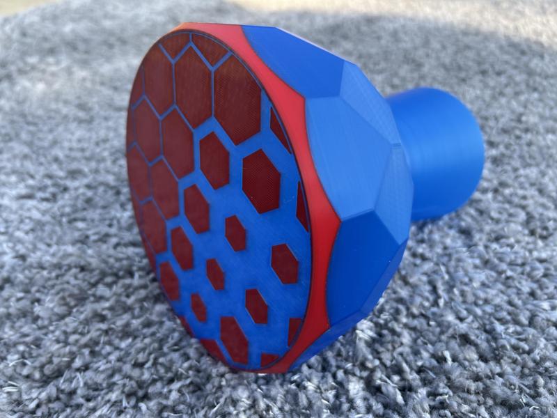 HexDrum with Hollow Body, Flat Top, and Paintable Rim