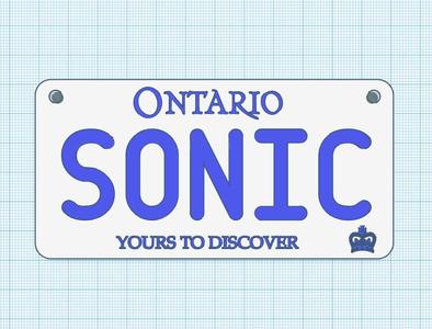 Ontario License Plate