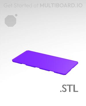 4x2x0·25 - Multibin Insert - STL Remixing File