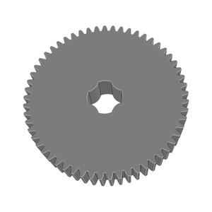 Gear Wheel PLN TTH57 BU01.00 SFT-SHD - SPN-GWH-0208