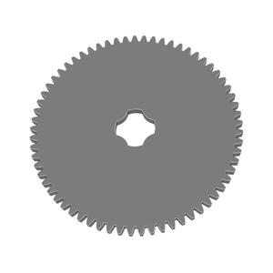 Gear Wheel PLN TTH65 BU00.25 SFT-SHD - SPN-GWH-0237