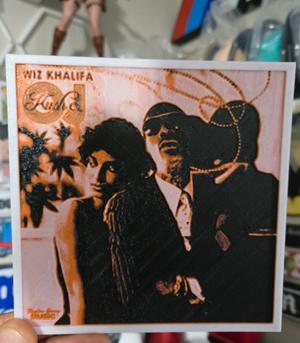 Wiz Khalifa - Kush & OJ [Album Cover] HueForge