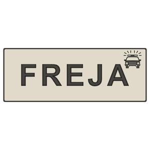 License plate for Brio Toddler Wobbler (Item: 31350)