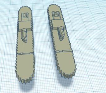 dummy 13 chainsaw man hands w/ pinky and supports