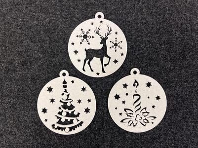 "Winter" Ball Christmas Decoration