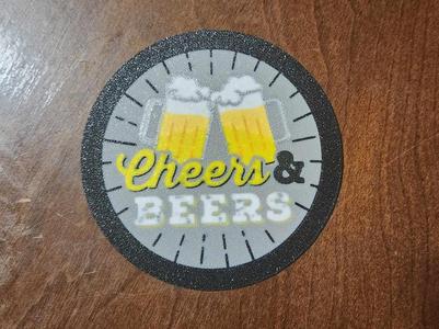 Cheers And Beers Coaster