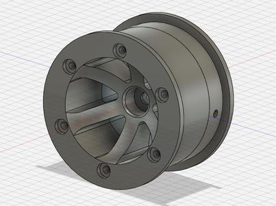 2.2 Beadlock -10mm offset Crawler wheel