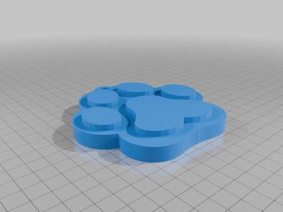 Paw Keychain v2.0