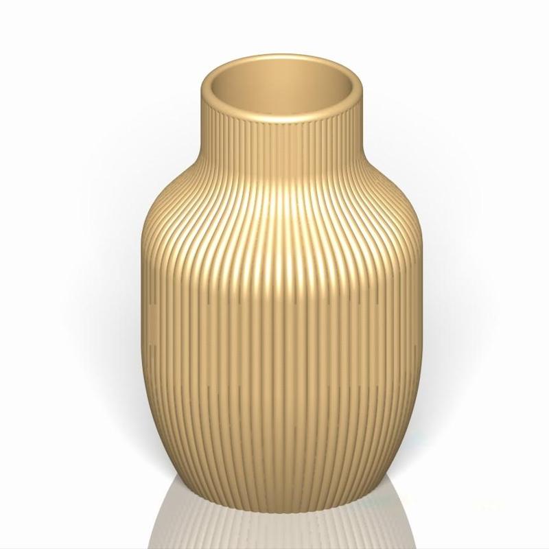 JARRÓN ESTRIADO MINIMALISTA
