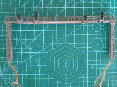Návěstní lávka / Footbridge signals - TT 1:120